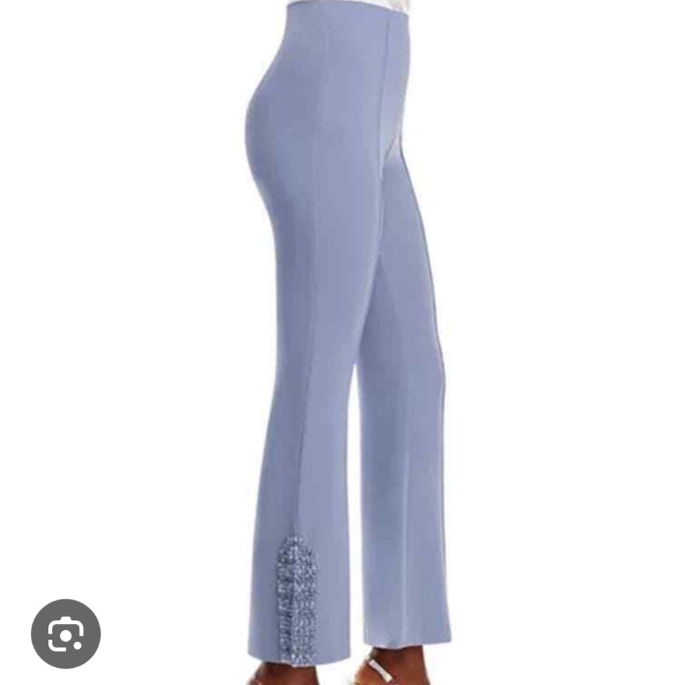 NEW Cinq A Sept Kayden Tailored Beaded Crepe pants size 4 - Picture 4 of 6